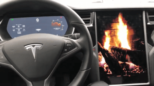 tesla şömine