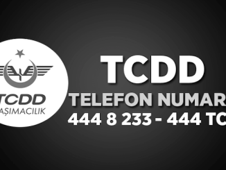 TCDD İletişim Hattı 444 8 233 ve TCDD Whatsapp - OtonomHaber