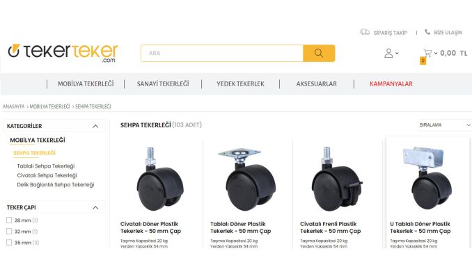 Sehpa Tekerleği Modelleri ve Özellikleri - OtonomHaber