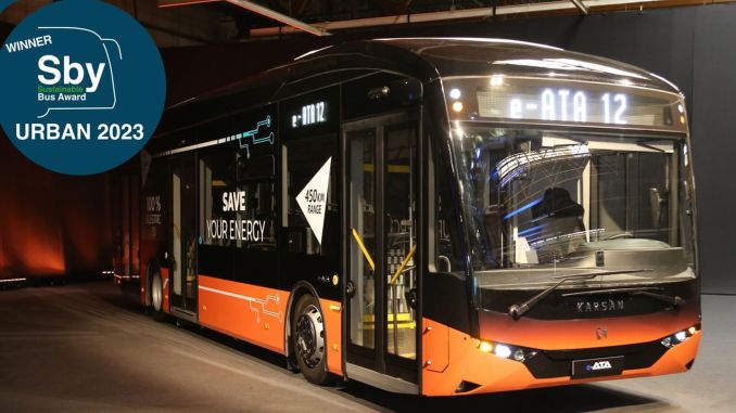 Karsan Elektrikli e-ATA, Avrupa’da, ’Yılın Otobüsü’ Seçildi - OtonomHaber