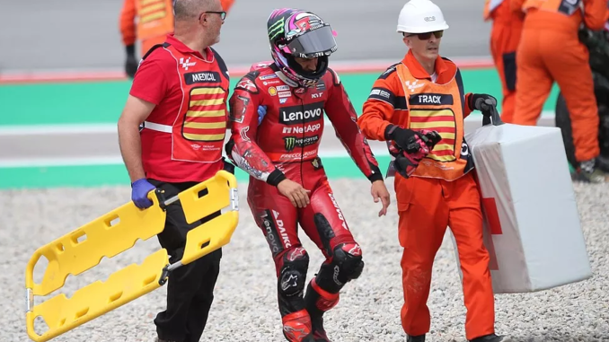 Bastianini, Katalonya'da geçirdiği kaza nedeniyle önümüzdeki 3 yarışa katılamayacak - OtonomHaber