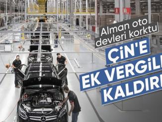 Almanlar kaygılı: Çinli arabalara olan vergileri yumuşatın - OtonomHaber