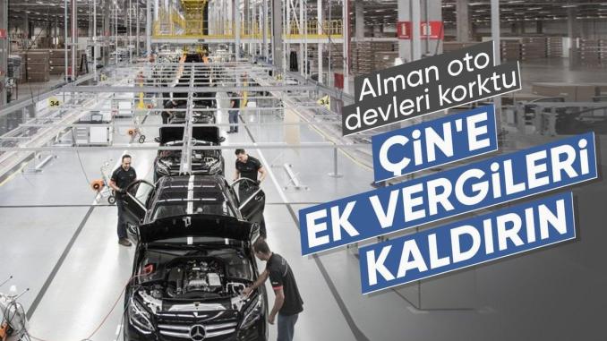 Almanlar kaygılı: Çinli arabalara olan vergileri yumuşatın - OtonomHaber
