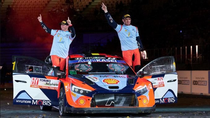 Hyundai Motorsport 2024 WRC Pilotlar Şampiyonluğunu Kutladı - OtonomHaber