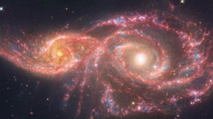 NASA'nın Galaksi Etkileşimleri: NGC 2207 ve IC 2163'ün Kozmik Dansı - OtonomHaber