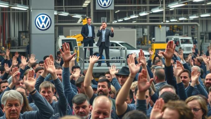 Volkswagen'de Kriz Devam Ediyor: İşçiler Ceo'yu Yuhaladı! - OtonomHaber