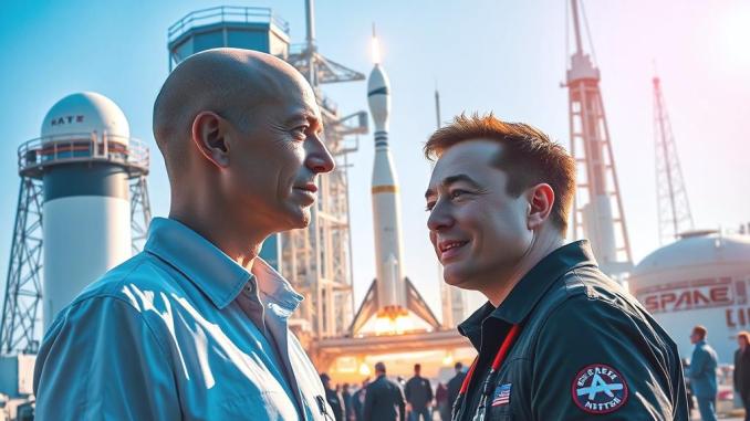 ABD'de Uzay Yarışı: Bezos, Musk'a Güveniyor - OtonomHaber