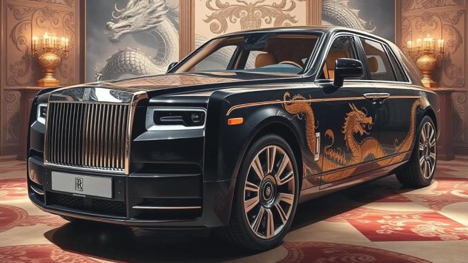 Rolls-Royce Phantom'dan 100. Yılına Özel Ejderha Teması - OtonomHaber