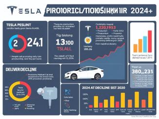 Tesla'nın Üretim ve Teslimatında Düşüş: 2024 Verileri Açıklandı - OtonomHaber
