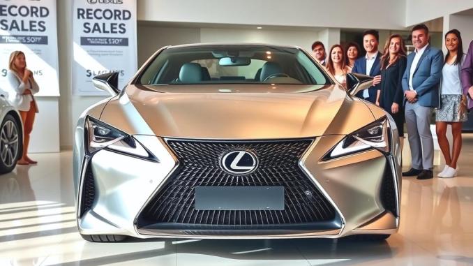 Lexus'tan Satış Rekoru Açıklaması: Tüm Zamanların En Yüksek Satışı... - OtonomHaber