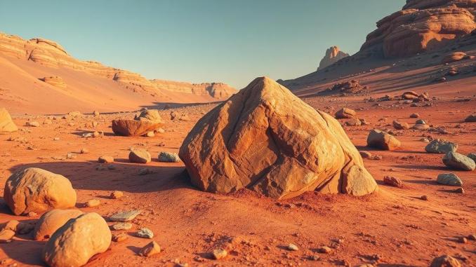 Mars'ta Şaşırtan Yeni Kaya Keşfi - OtonomHaber
