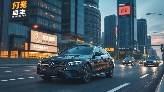 Mercedes, Otonom Sürüş İçin Çin'e Yatırım Yapacak - OtonomHaber