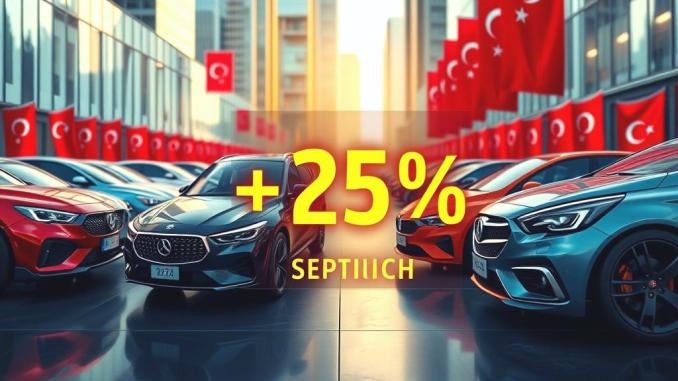 Türkiye Otomotiv Pazarı Eylülde Yüzde 25 Büyüdü - OtonomHaber