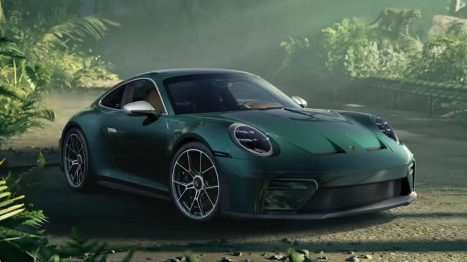 Porsche 911 GT3 ’Ocelot’ Tek Seferlik Orman Yeşili Sanat Eseri - OtonomHaber