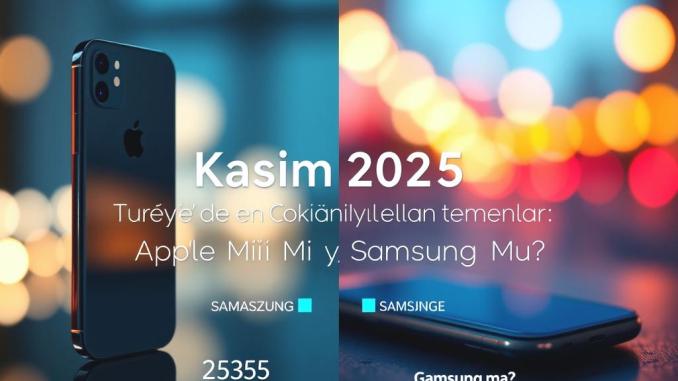 Kasım 2025 Türkiye’de En Çok Kullanılan Telefonlar: Apple Mı, Samsung Mu? - OtonomHaber
