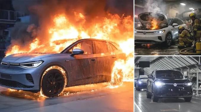 Volkswagen 44 Bin Araç Batarya Yangını Riski Nedeniyle Geri Çağırıyor - OtonomHaber