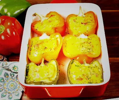 Omlet Dolgulu Dolmalık Biber Nasıl Yapılır? - OtonomHaber