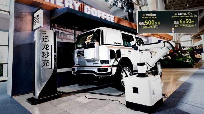 Chery’den 1,44 MW Gücünde Ultra Hızlı Şarj Teknolojisi - OtonomHaber