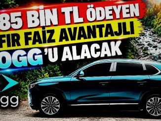 Togg'da Yeni Dönem Başladı: 585 Bin TL Ödeyen Sıfır Faizli Togg Edinecek - OtonomHaber